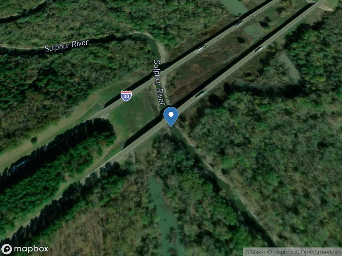 Sulphur Rv at IH 30 near Dalby Springs, TX location