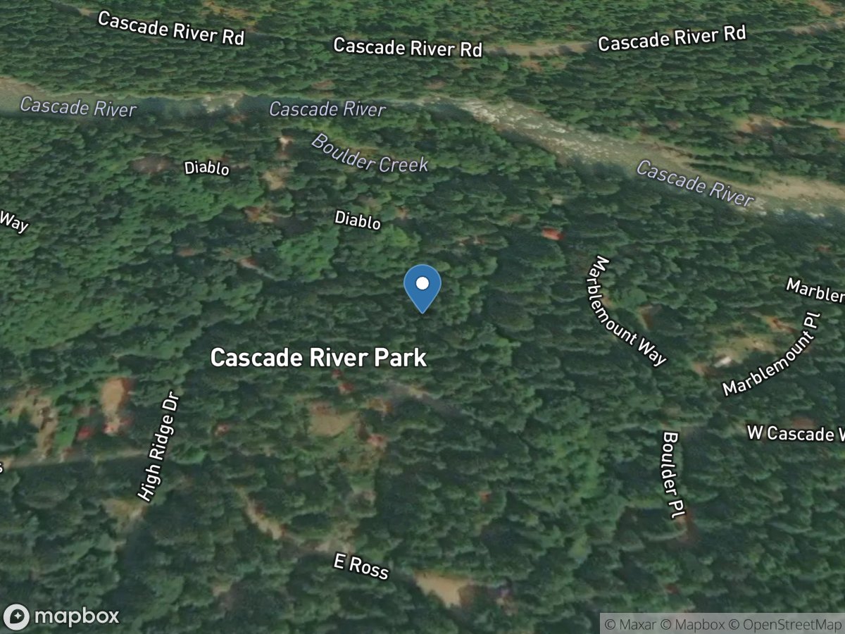 Boulder Creek near Marblemount, WA location