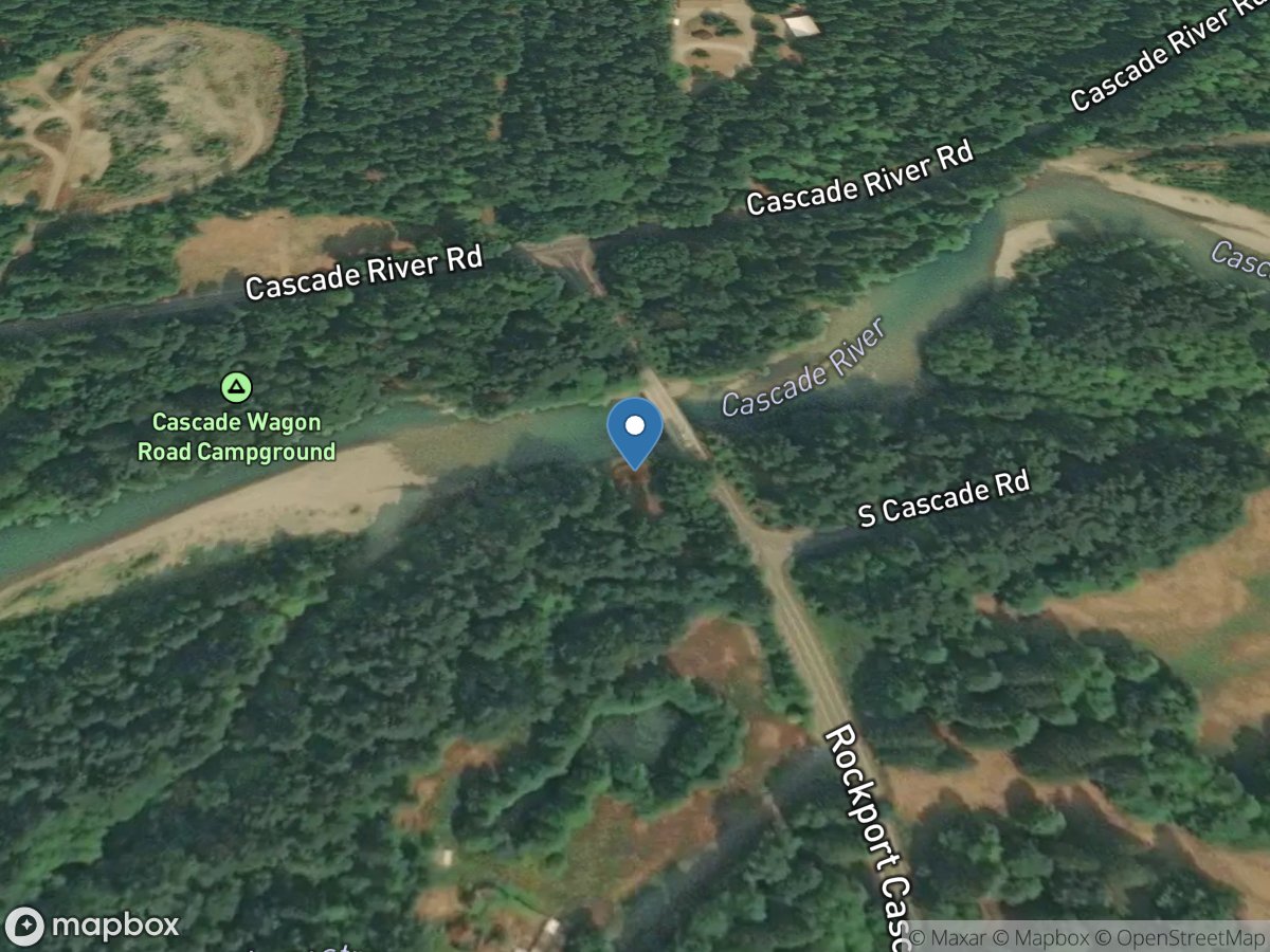 Cascade River at Marblemount, WA location