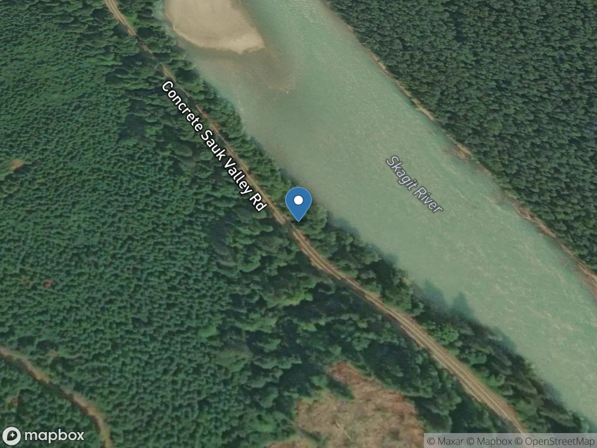 Skagit River above Miller Creek near Rockport, WA location