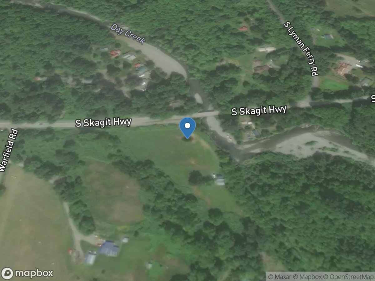 Day Creek near Lyman, WA location