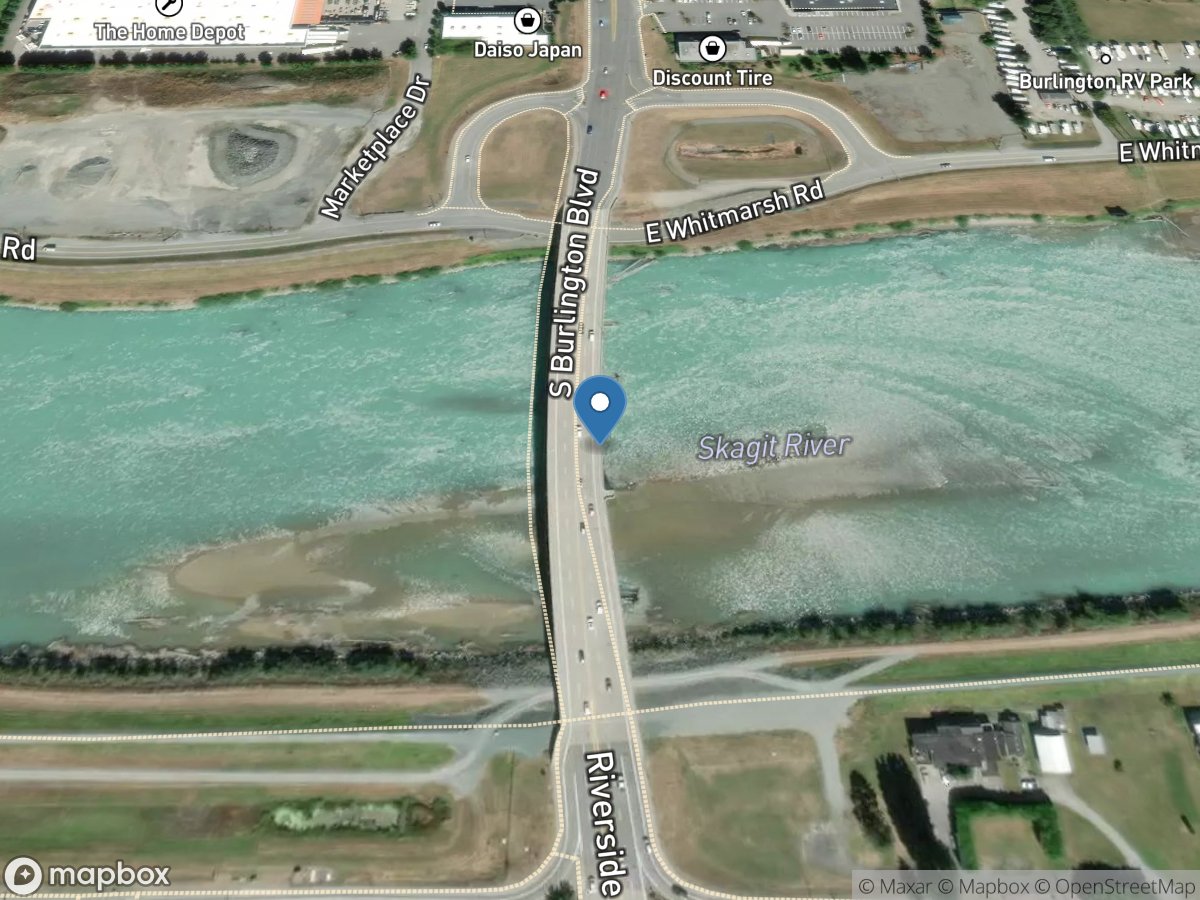 Skagit River near Mount Vernon, WA location