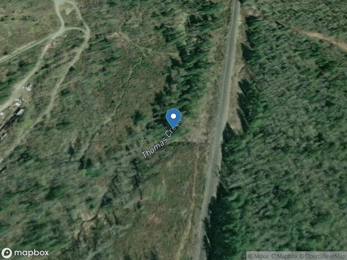 Thomas Creek near Sedro Woolley, WA location