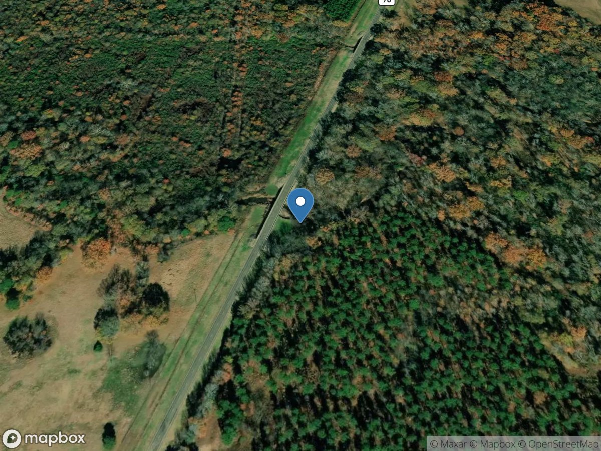 Anderson Creek at Highway 98 near Simms, TX location