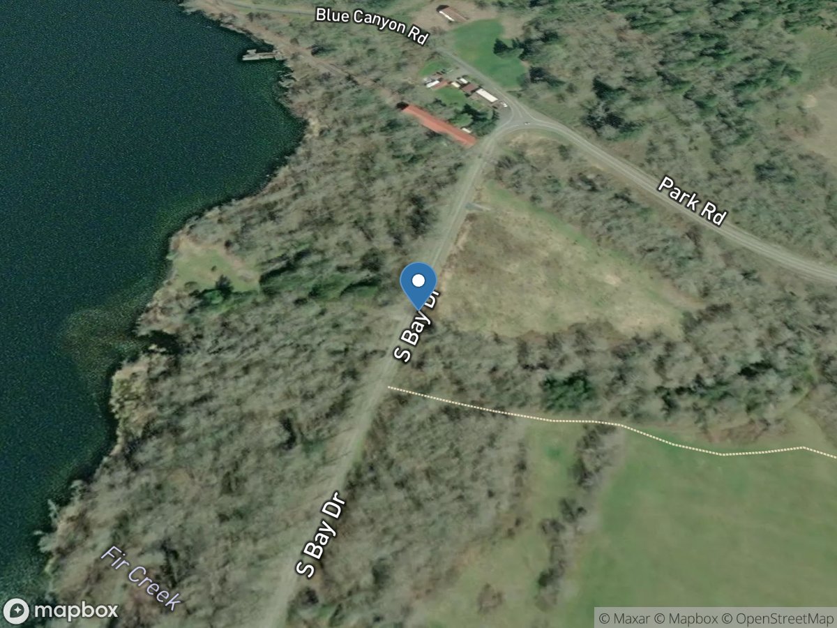 Anderson Creek near Bellingham, WA location