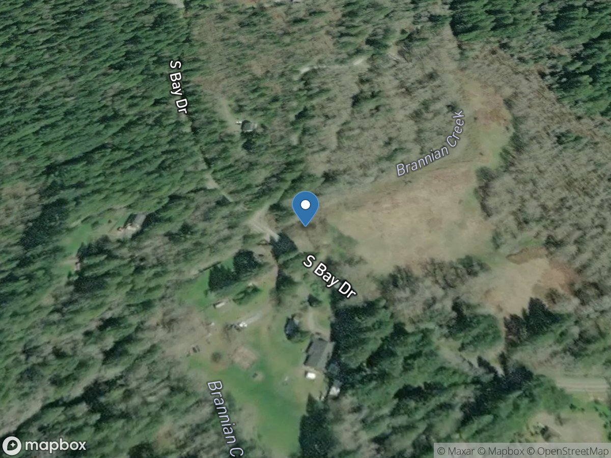 Brannian Creek at South Bay Drive near Wickersham, WA location