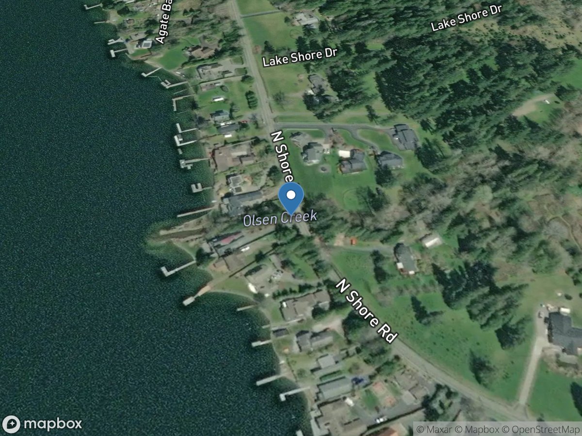 Olsen Creek near Bellingham, WA location