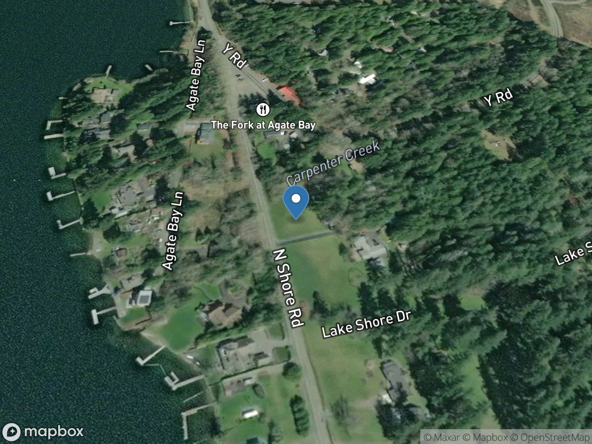 Carpenter Creek near Bellingham, WA location