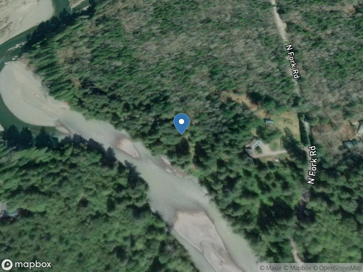 NF Nooksack River near Deming, WA location