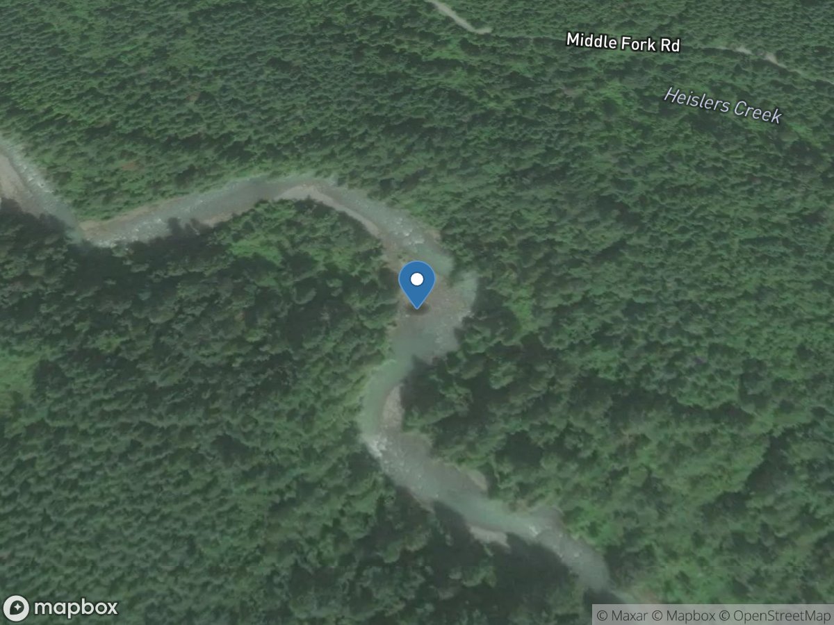 MF Nooksack River near Deming, WA location