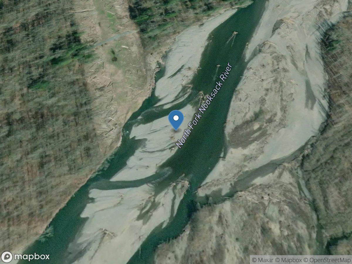 North Fork Nooksack River near Mouth near Deming, WA location