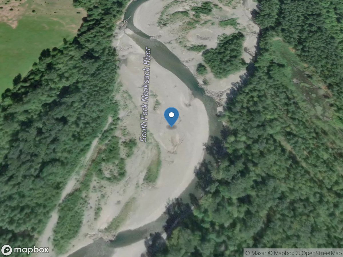 South Fork Nooksack River at RM 12 near Acme, WA location