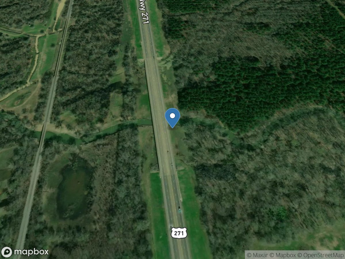 Big Cypress Creek at US Highway 271 near Pittsburg, TX location