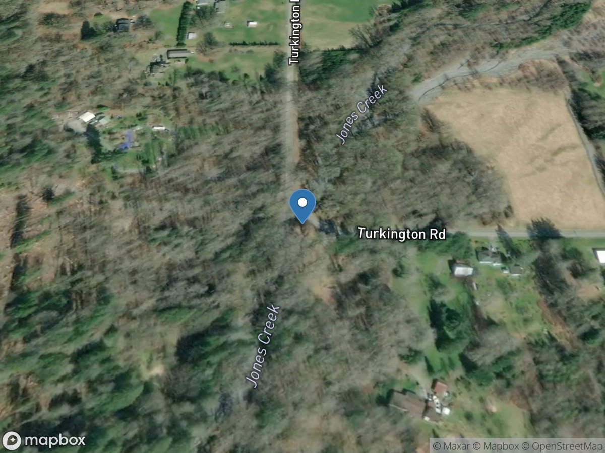 Jones Creek at Acme, WA location