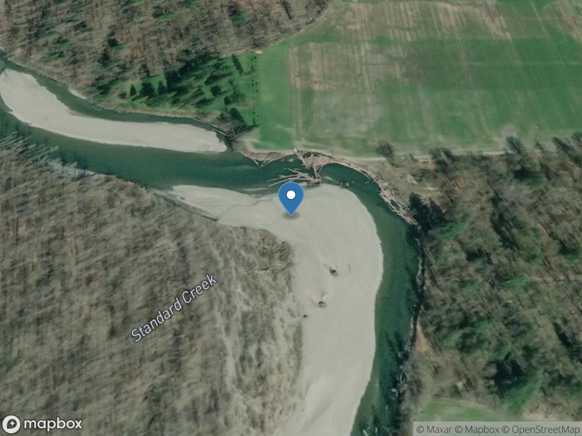 SF Nooksack River at RM 5.9 near Acme, WA location