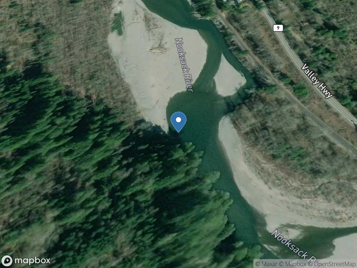 Nooksack River at Deming, WA location