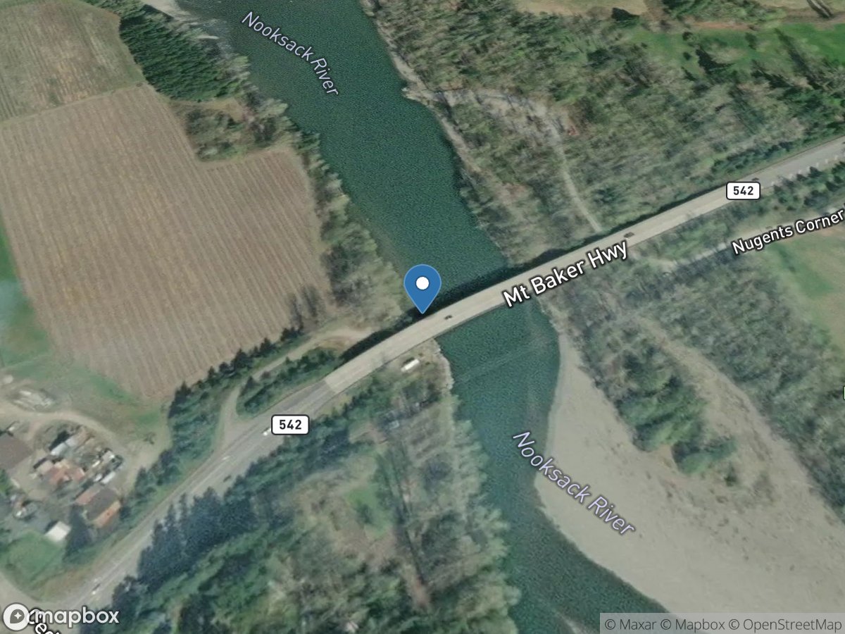 Nooksack River at North Cedarville, WA location