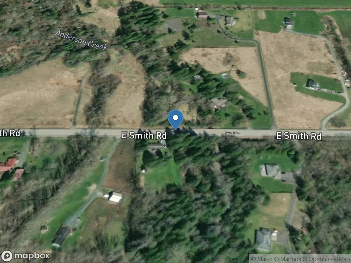 Anderson Creek at Smith Road near Goshen, WA location