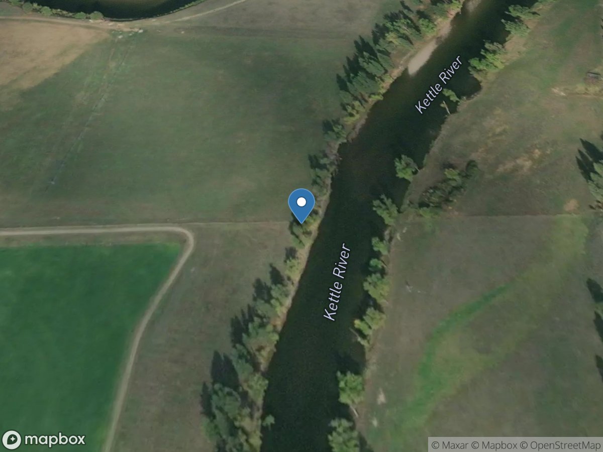 Kettle River near Ferry, WA location