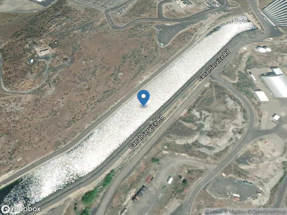 Feeder Canal at Grand Coulee, WA location