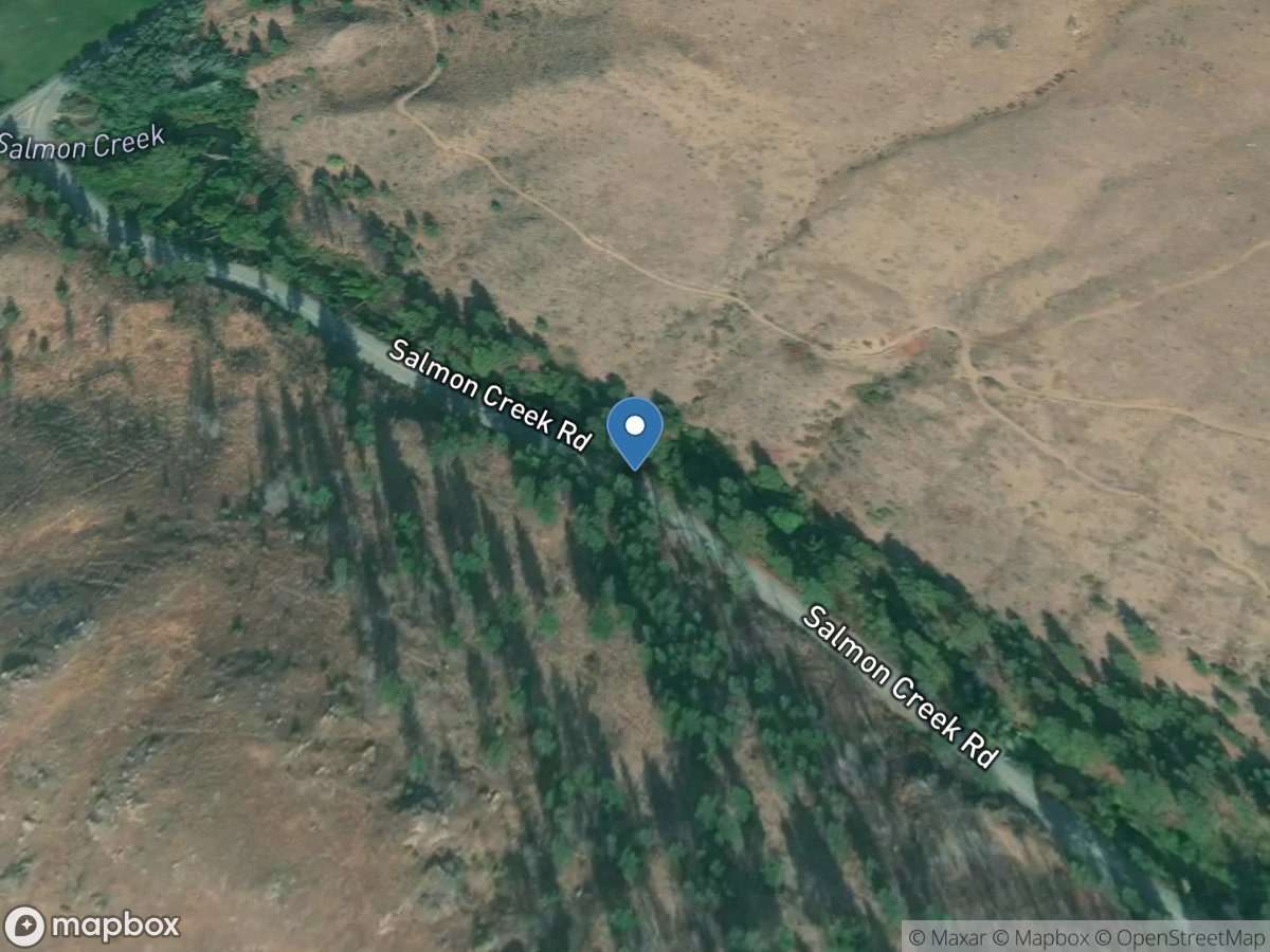 Salmon Creek above Diversion near Okanogan, WA location