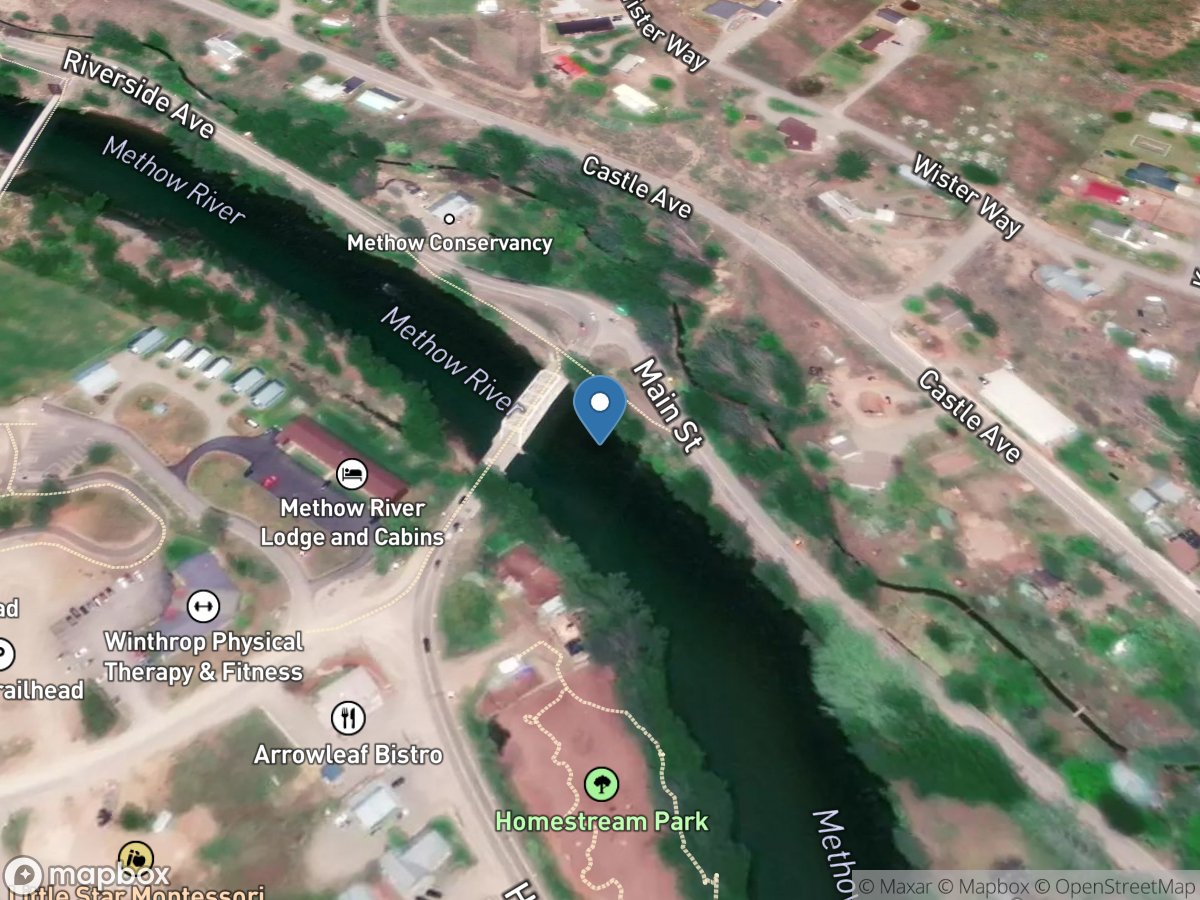 Methow River at Winthrop, WA location