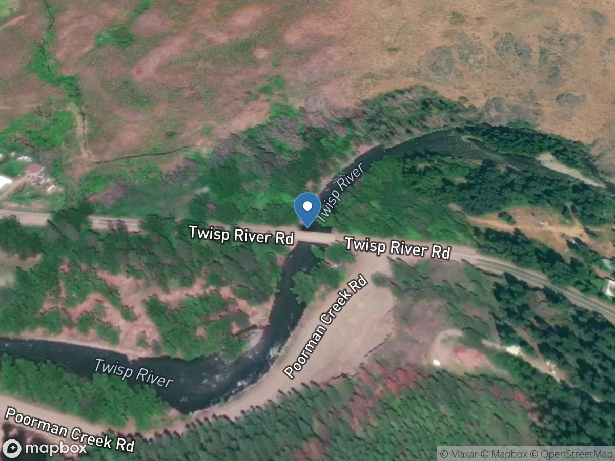 Twisp River near Twisp, WA location