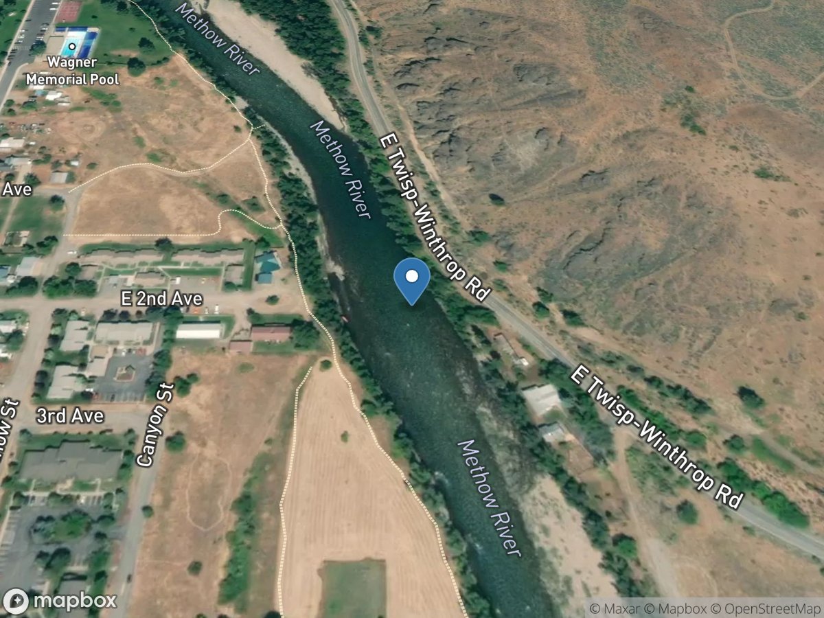Methow River at Twisp, WA location