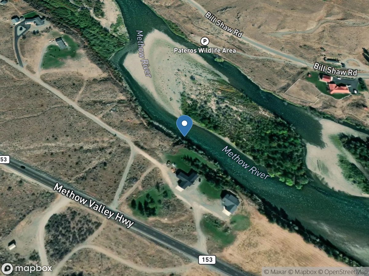 Methow River near Mouth near Pateros, WA location