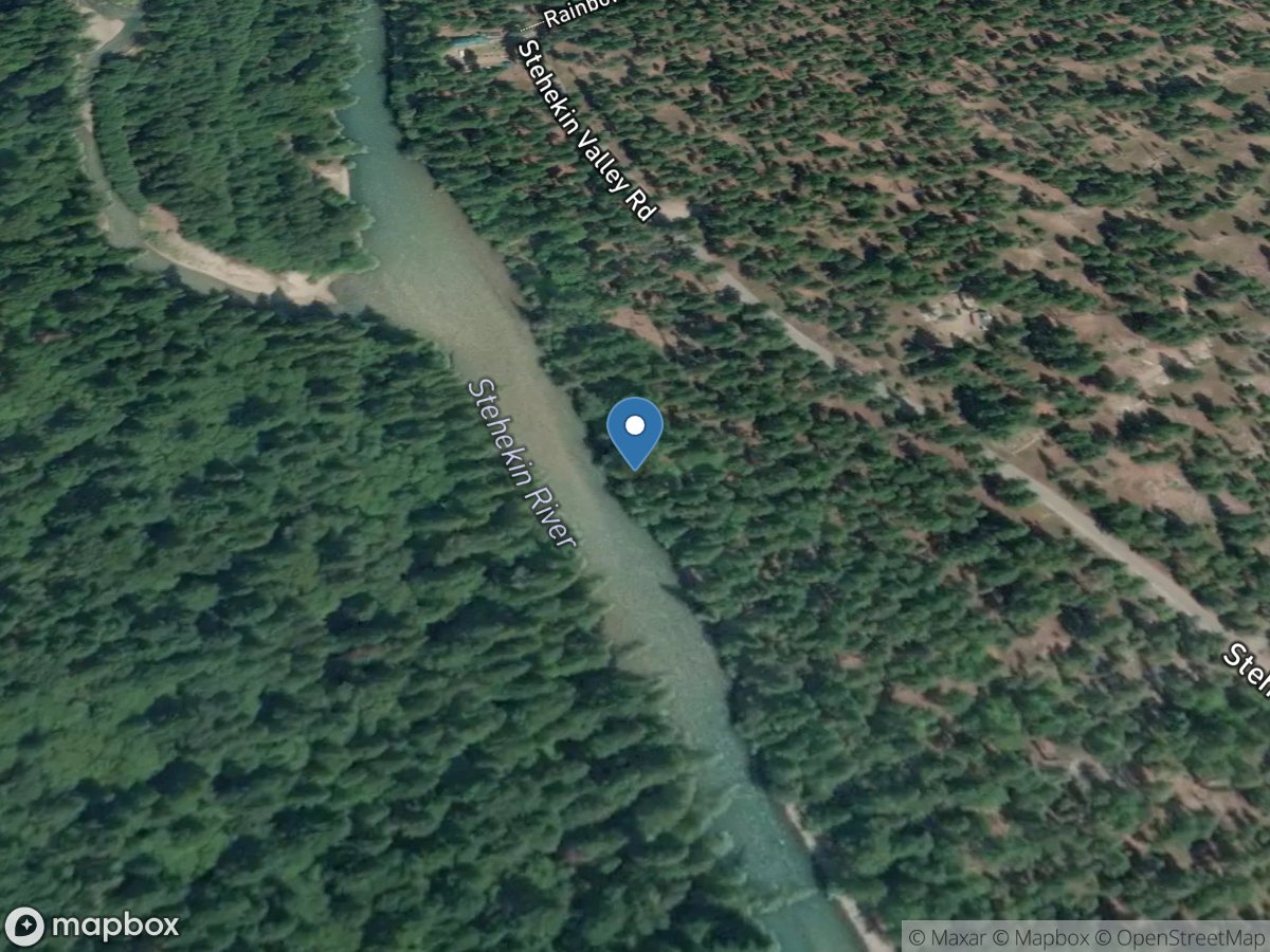 Stehekin River at Stehekin, WA location