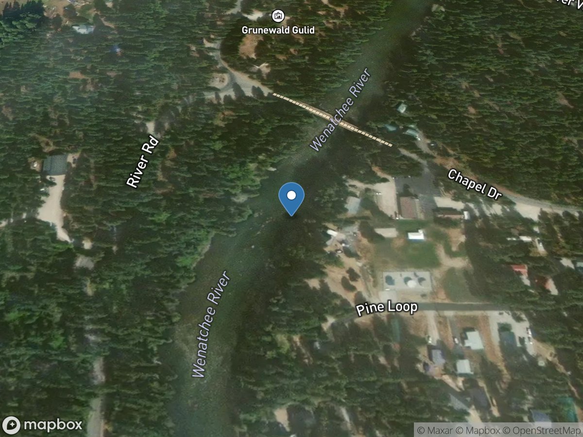 Wenatchee River at Plain, WA location