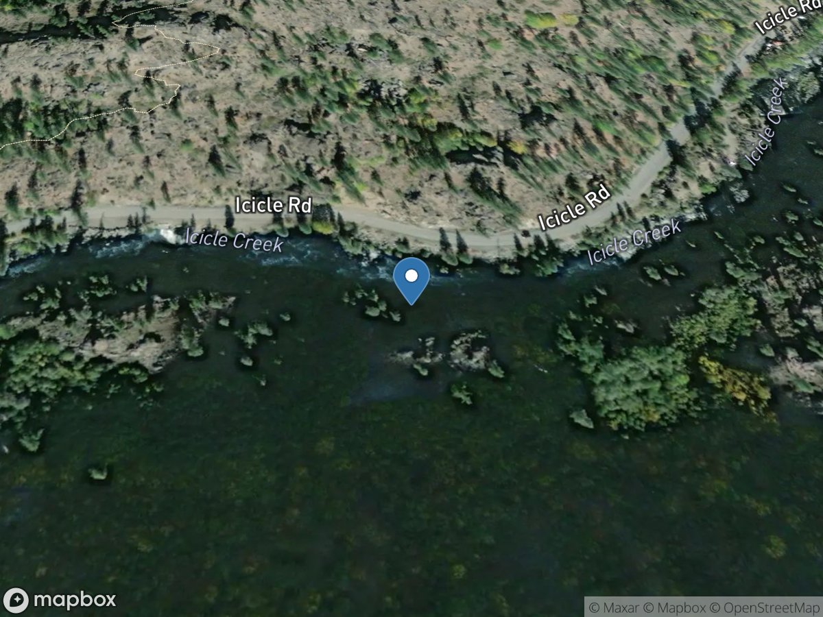 Icicle Creek above Snow Creek near Leavenworth, WA location