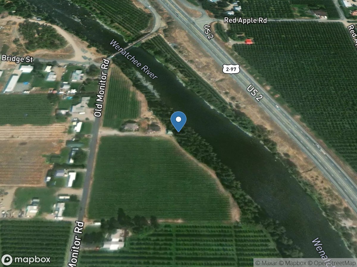 Wenatchee River at Monitor, WA location