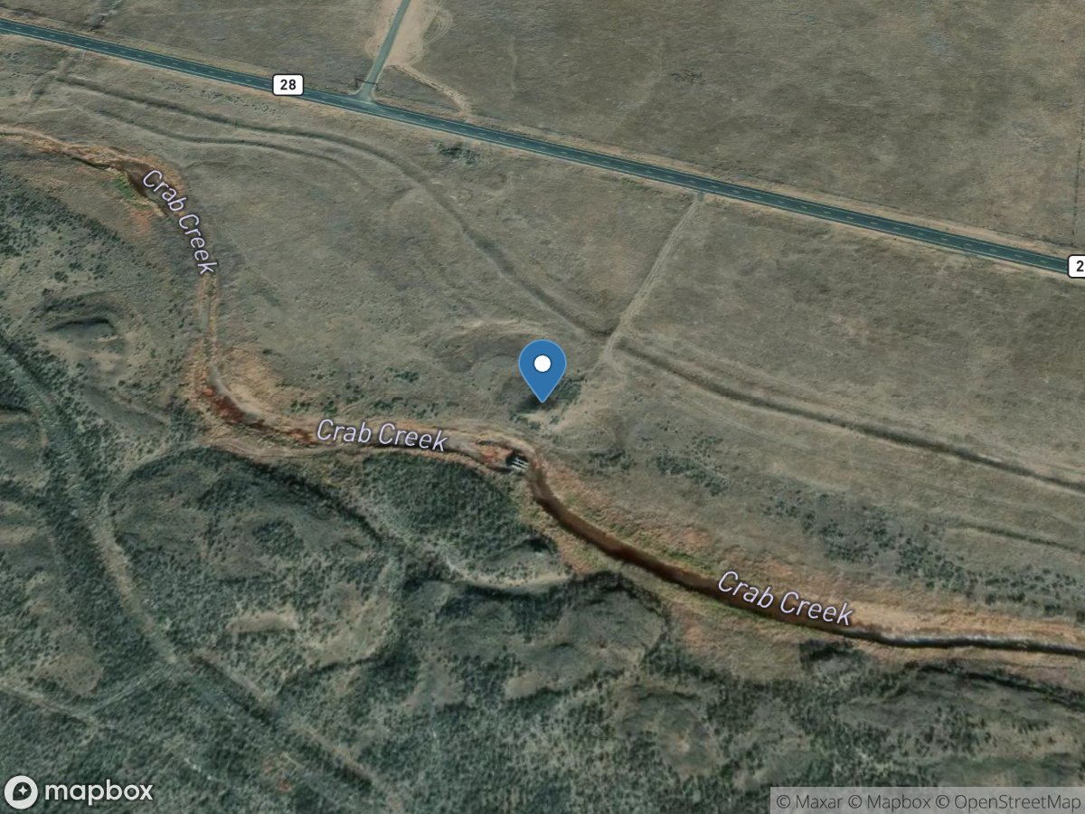 Crab Creek near Stratford, WA location