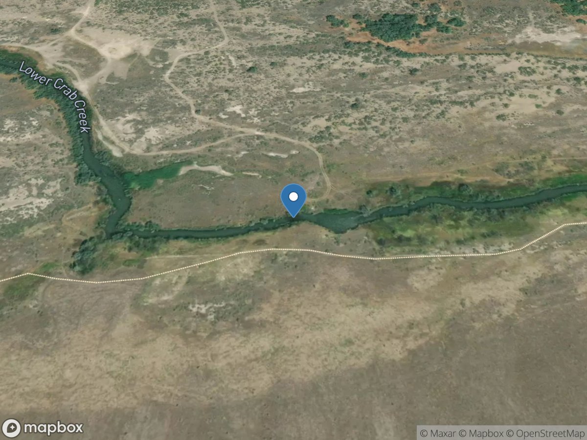 Crab Creek near Beverly, WA location