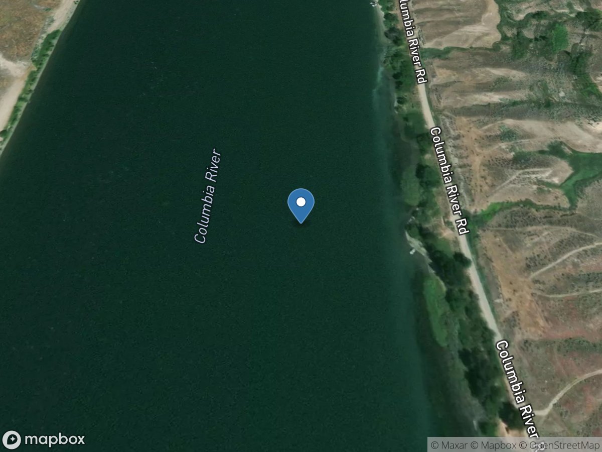 Columbia River below Johnson Is near Richland, WA location