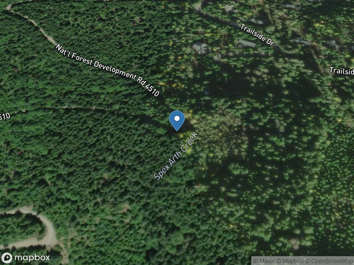 Spex Arth Creek near Fs Road 4510 near South Cle Elum, WA location