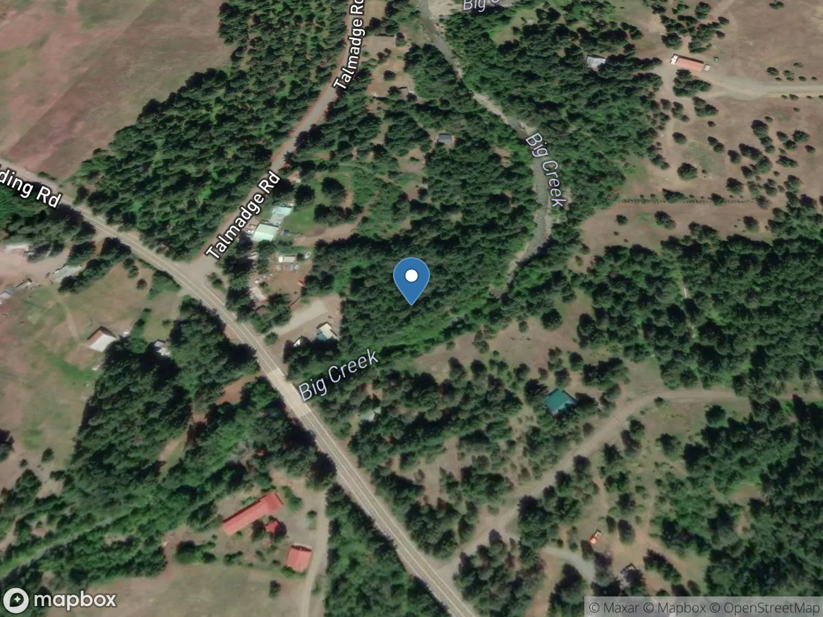 Big Creek at West Nelson Siding Road near Easton, WA location