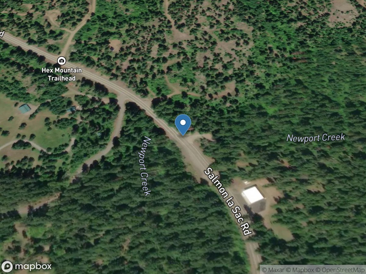 Newport Creek at Salmon LA Sac Road near Lakedale, WA location