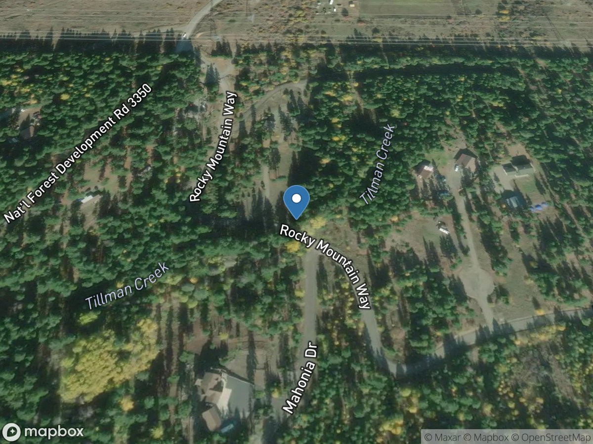 Tillman Creek above Main Canal near South Cle Elum, WA location