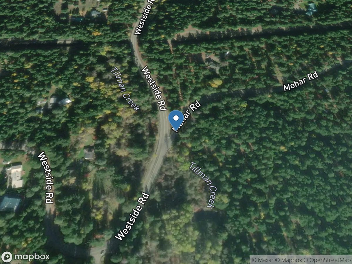 Tillman Creek at Mohar Road near South Cle Elum, WA location