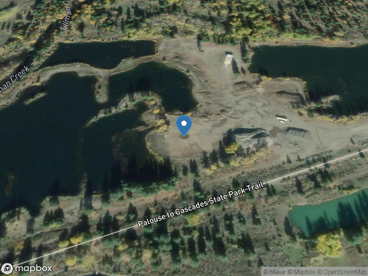 Tillman Creek at Iron Horse Trail near South Cle Elum, WA location