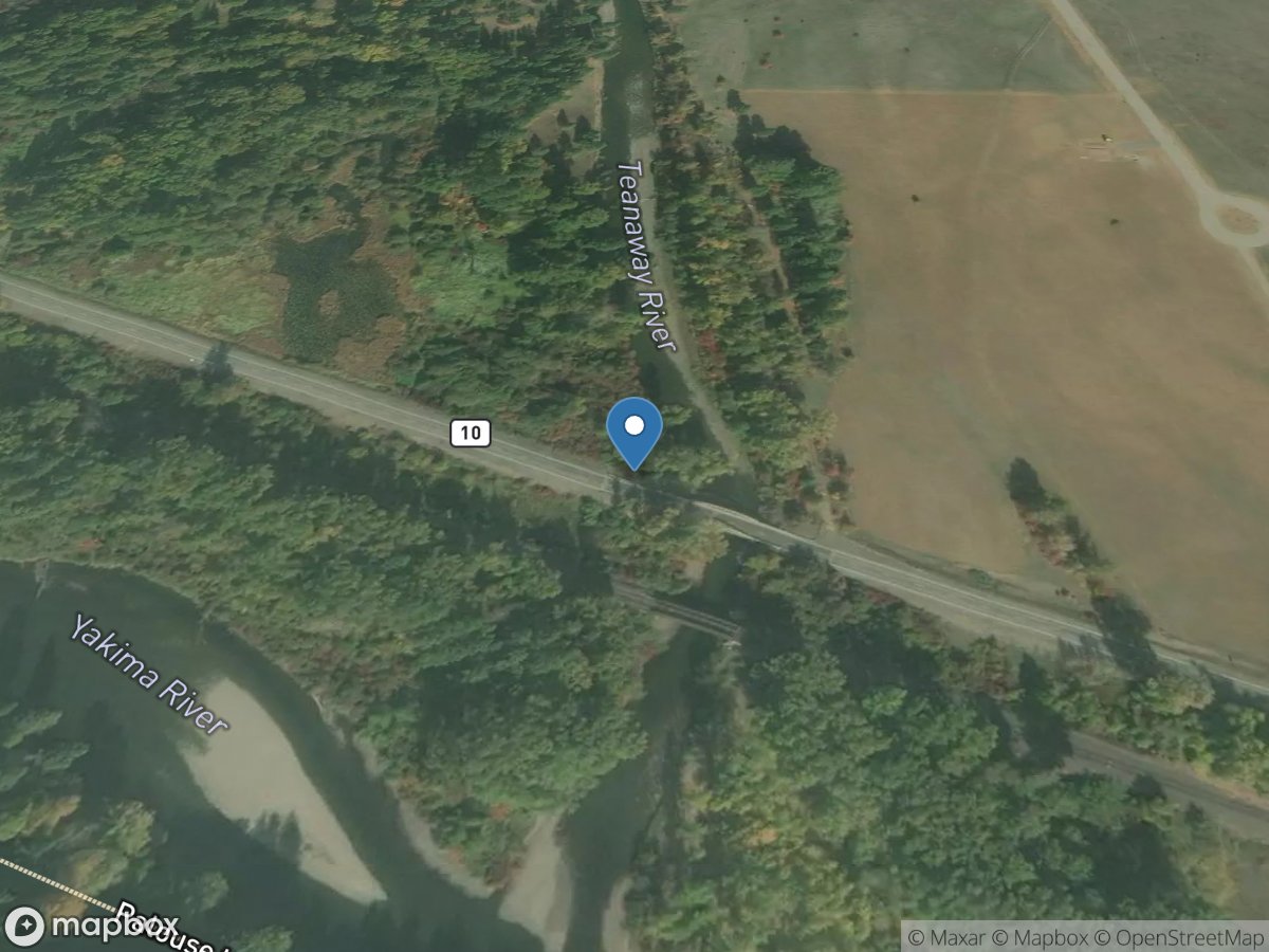Teanaway River at Highway 10 near Cle Elum, WA location