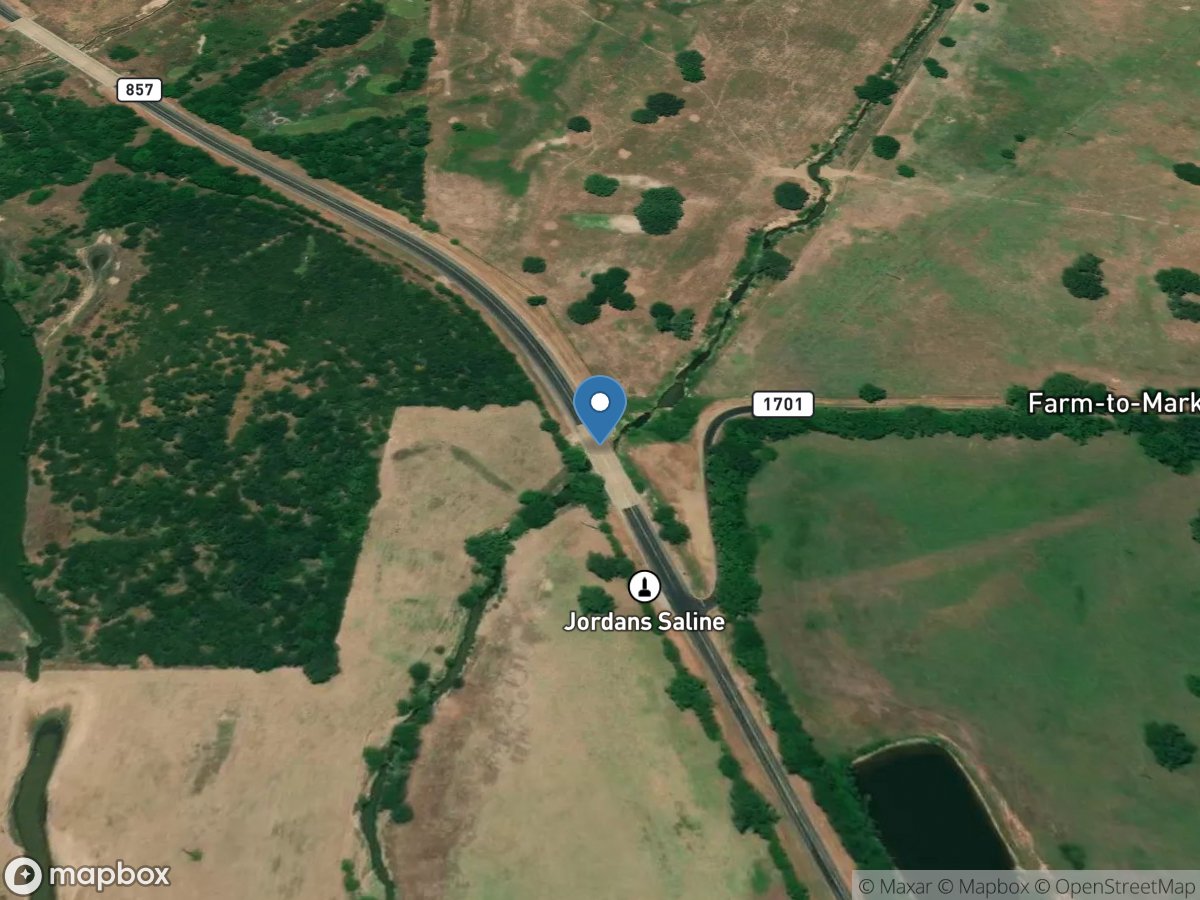 Grand Saline Creek at FM 857 near Grand Saline, TX location