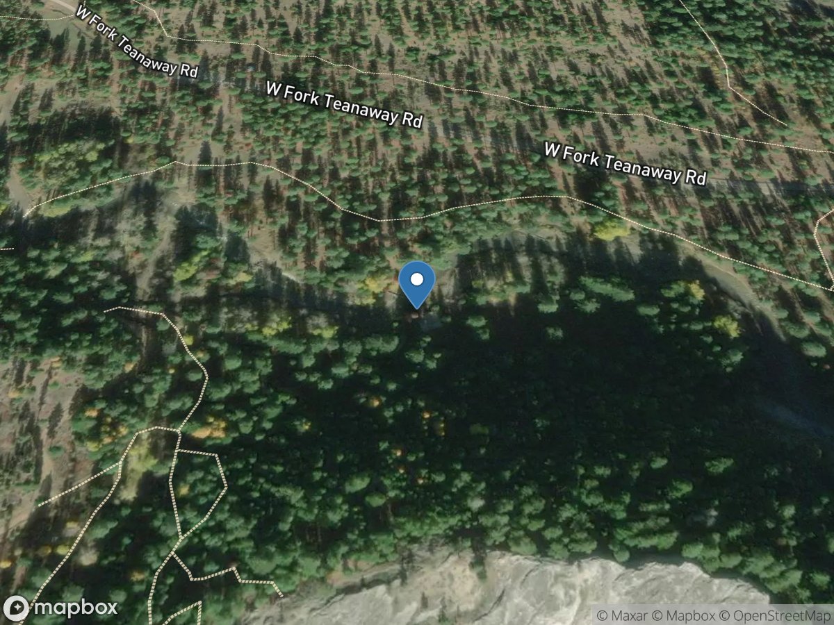 W. F. Teanaway River near Teanaway Campground, WA location