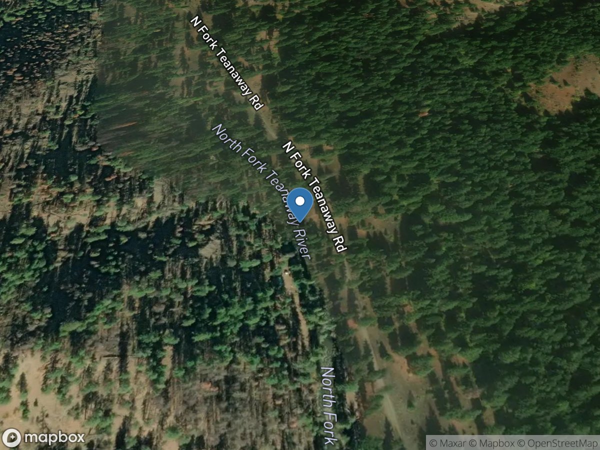 NF Teanaway River above Srafford Creek, near Cle Elum, WA location