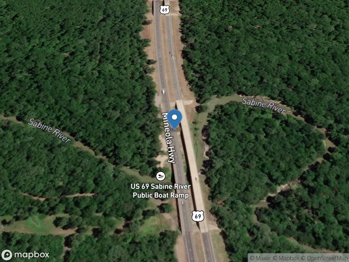 Sabine Rv near Mineola, TX location