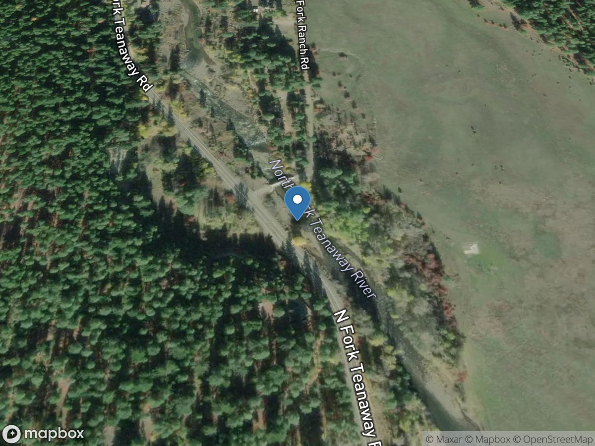 N.f. Teanwway River below Lick Creek near Cle Elum, WA location