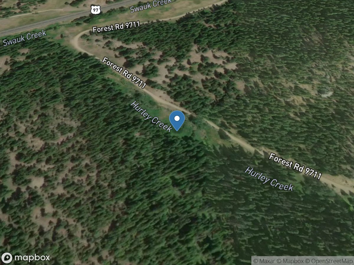 Hurley Creek at Durst Road near Liberty, WA location