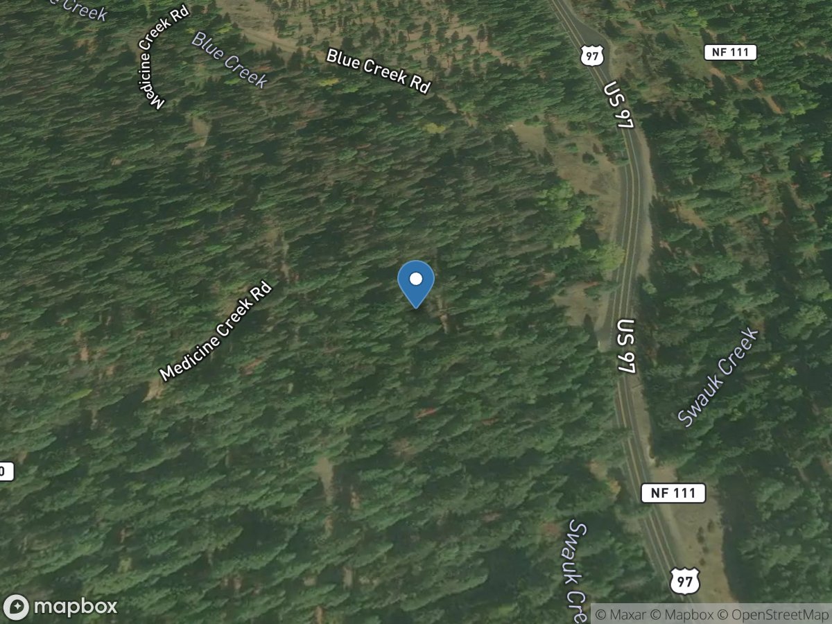 Blue Creek at Fs 9738 near Liberty, WA location